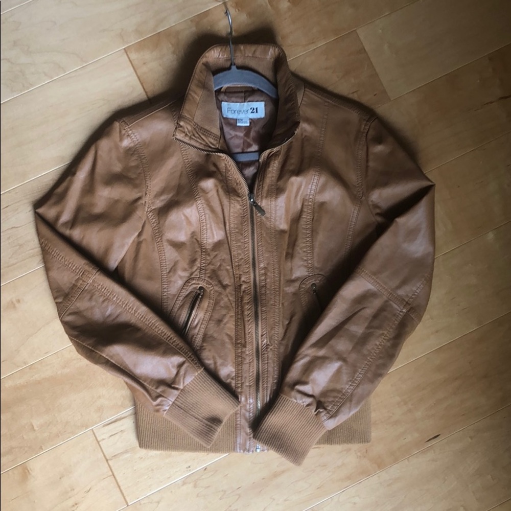 pleather jacket